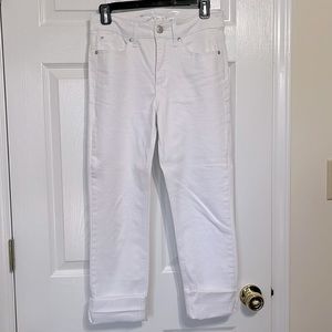 Seven7 High Rise Slim Straight Crop Jeans Size 4